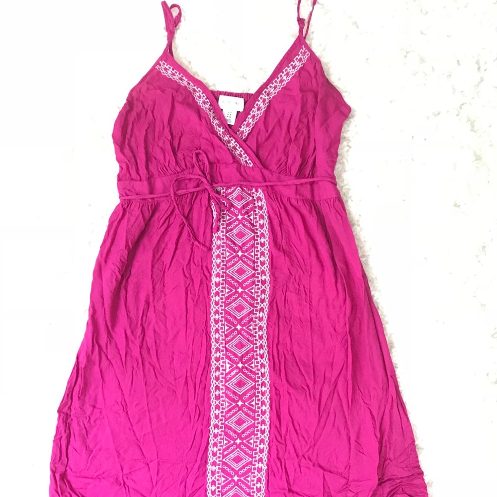 Motherhood pink dress